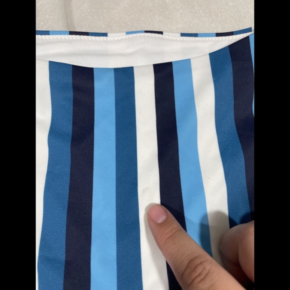 NEW Chelsea28 Easy Retro‎ High Waist Swim Bikini Bottoms Blue [ Small ] 4105 - Picture 9 of 11